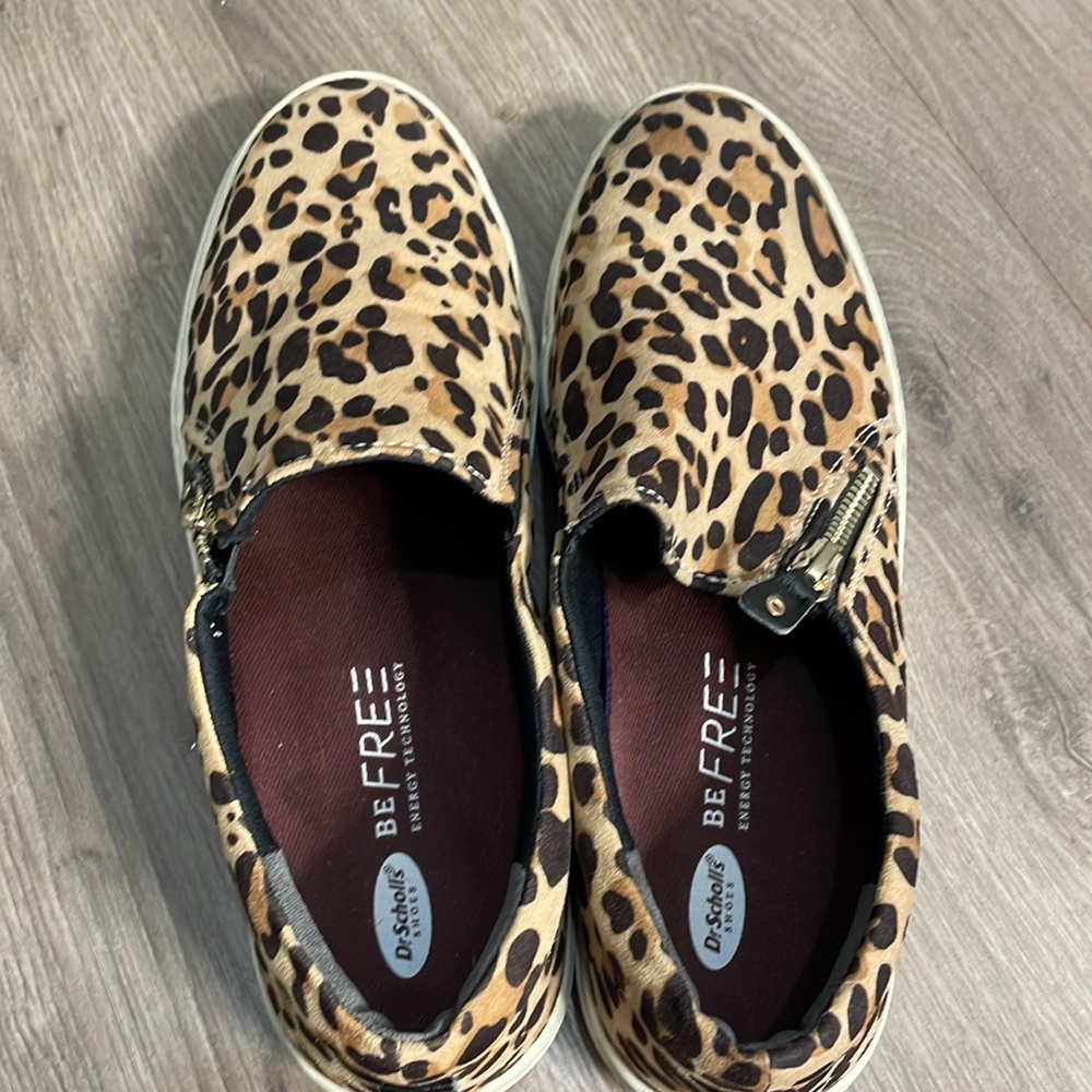 Dr Scholls beFree animal print slip ons